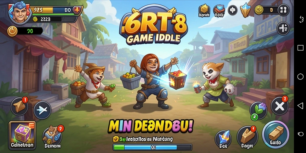 Tampilan gameplay 6RT yang menarik dan memuaskan.