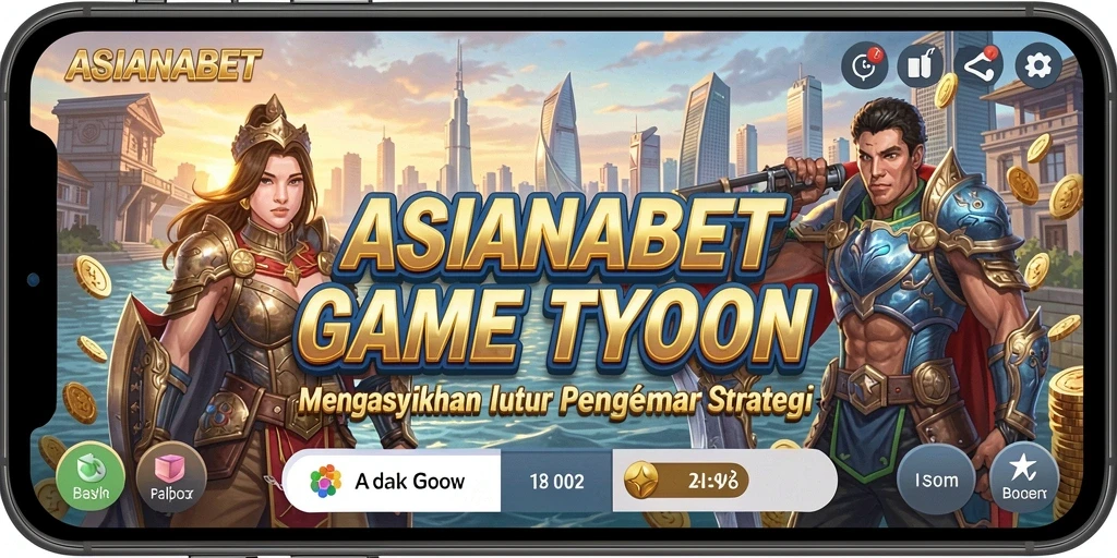 Tampilan utama gameplay ASIANABET dengan elemen manajemen dan strategi.