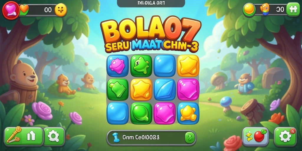 Screenshot BOLA07 menampilkan gameplay seru dan penuh warna.