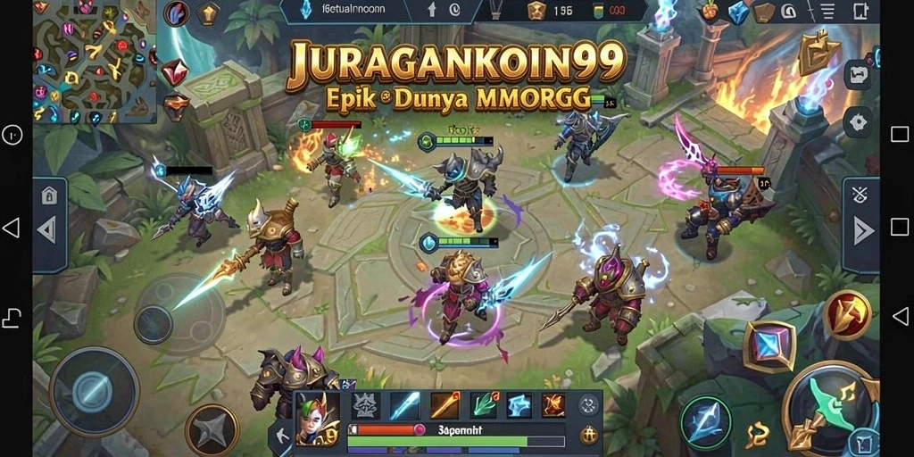 Tampilan gameplay yang seru dan mendebarkan di JURAGANKOIN99.