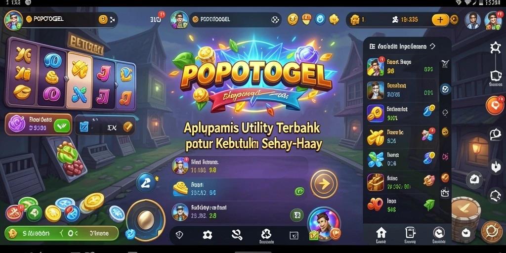 Tampilan utama POPOTOGEL yang sederhana dan fungsional.
