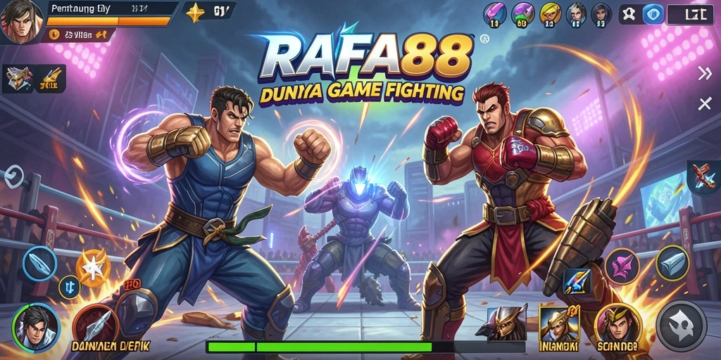 Tampilan seru dari gameplay Fighting di RAFA88.