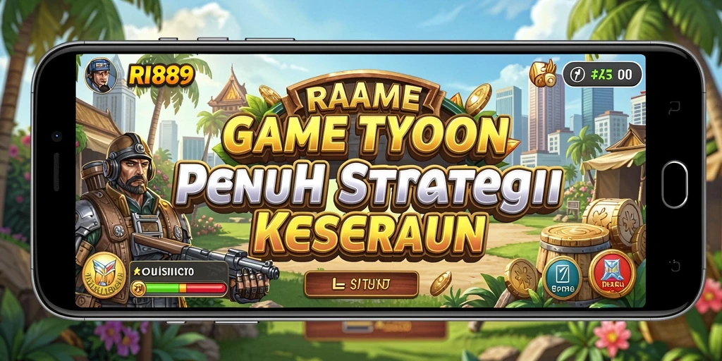 Tampilan gameplay RI889 dengan elemen Tycoon yang menarik.