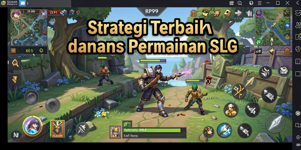 Tampilkan aksi strategis dalam gameplay menarik RP99.