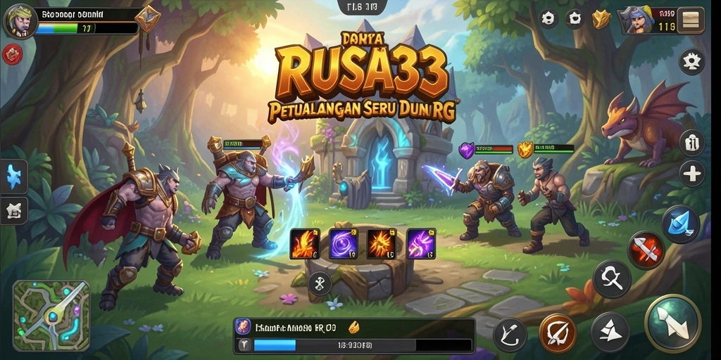 Tampilan screenshot RUSA33 menampilkan karakter dalam pertarungan menegangkan.